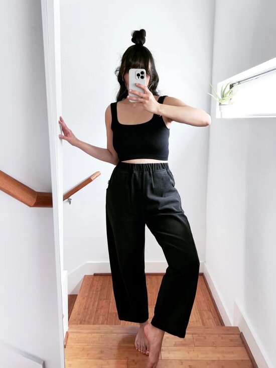 Le Bon Shoppe Pants - Le Bon Shoppe Arc Pants Black Canvas Size S